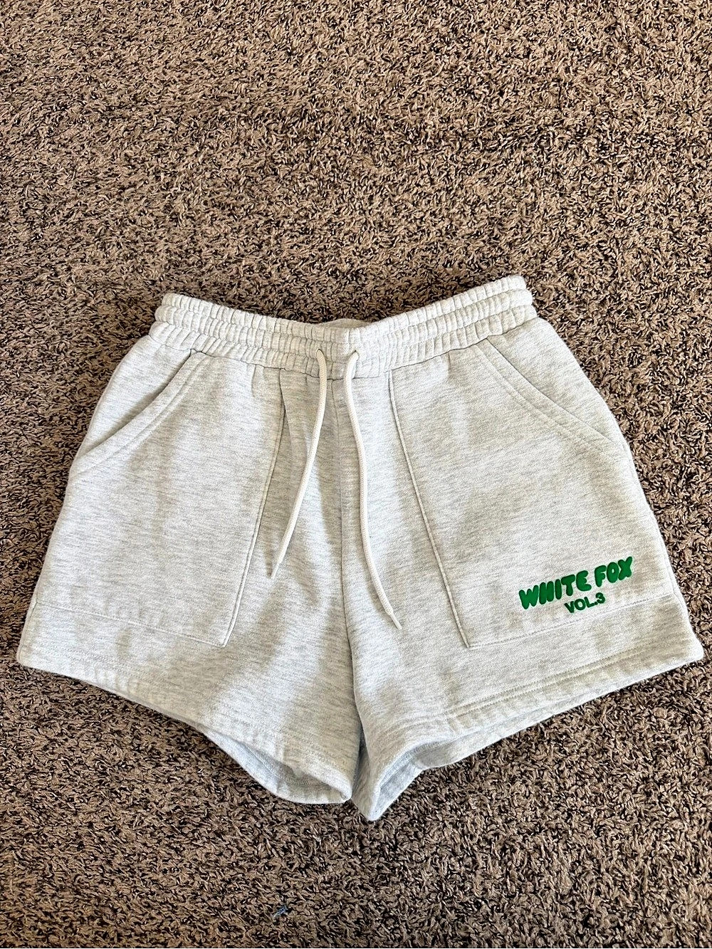 White Fox White Athletic Shorts Like New